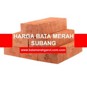 Harga bata merah Subang