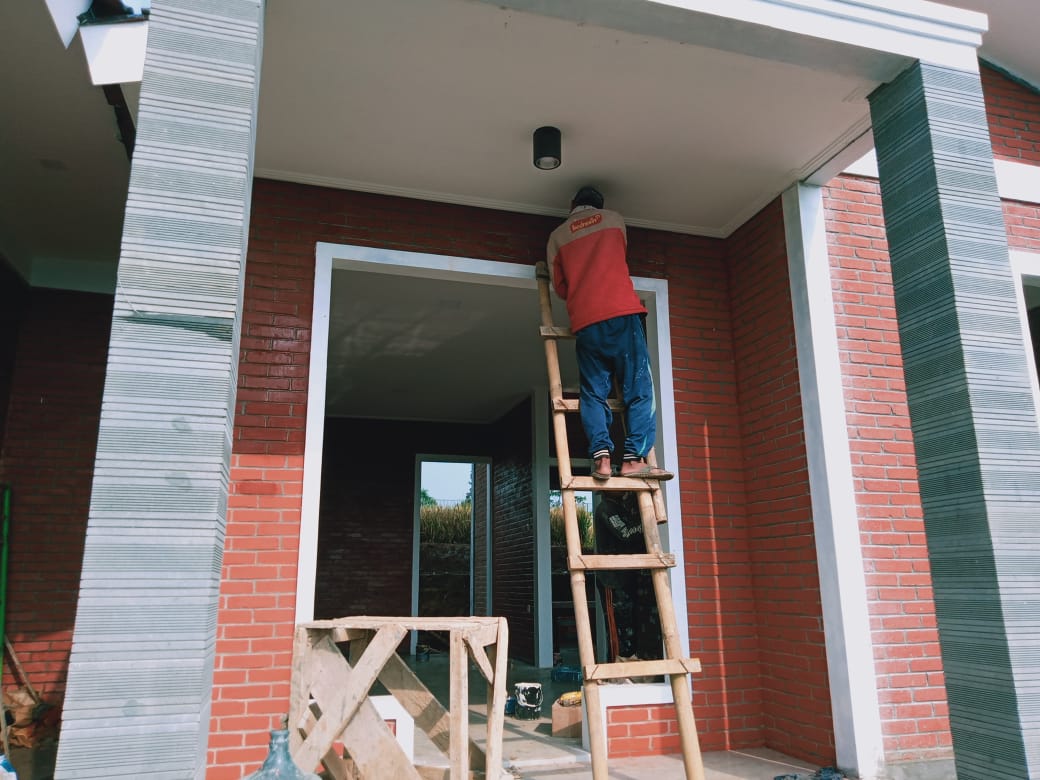 model desain rumah bata merah tanpa plester