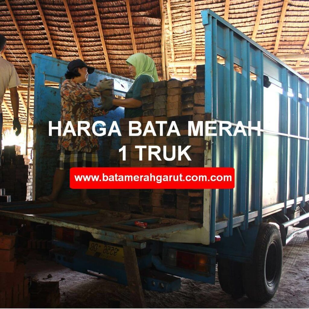 harga jual bata merah AJ Super Garut per 1 truk